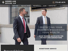 Tablet Screenshot of gerberlegal.com